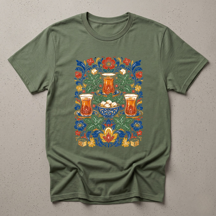 Watermello mockup | Tea for Three | Military Green
